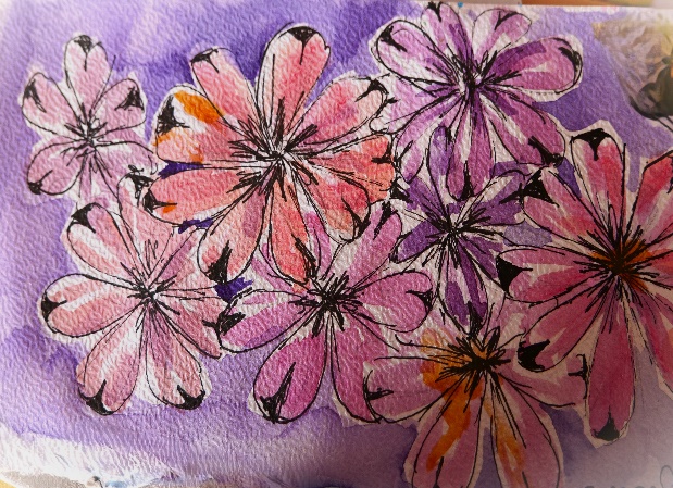Fleurs aquarelle